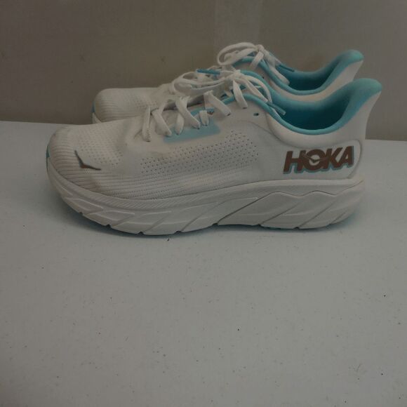 HOKA Arahi 7 Women’s Running Shoes 10.5 D - Frost/Rose Gold 1147890 FTRS - Picture 5 of 13